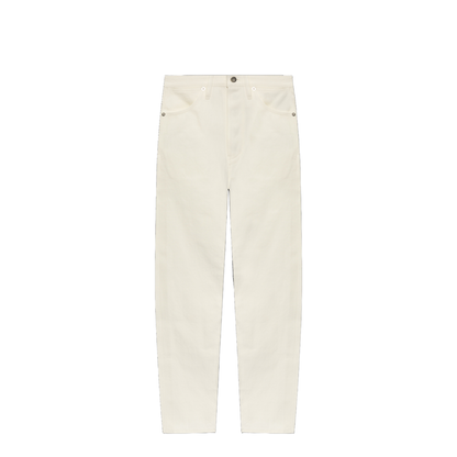 High-waisted jeans