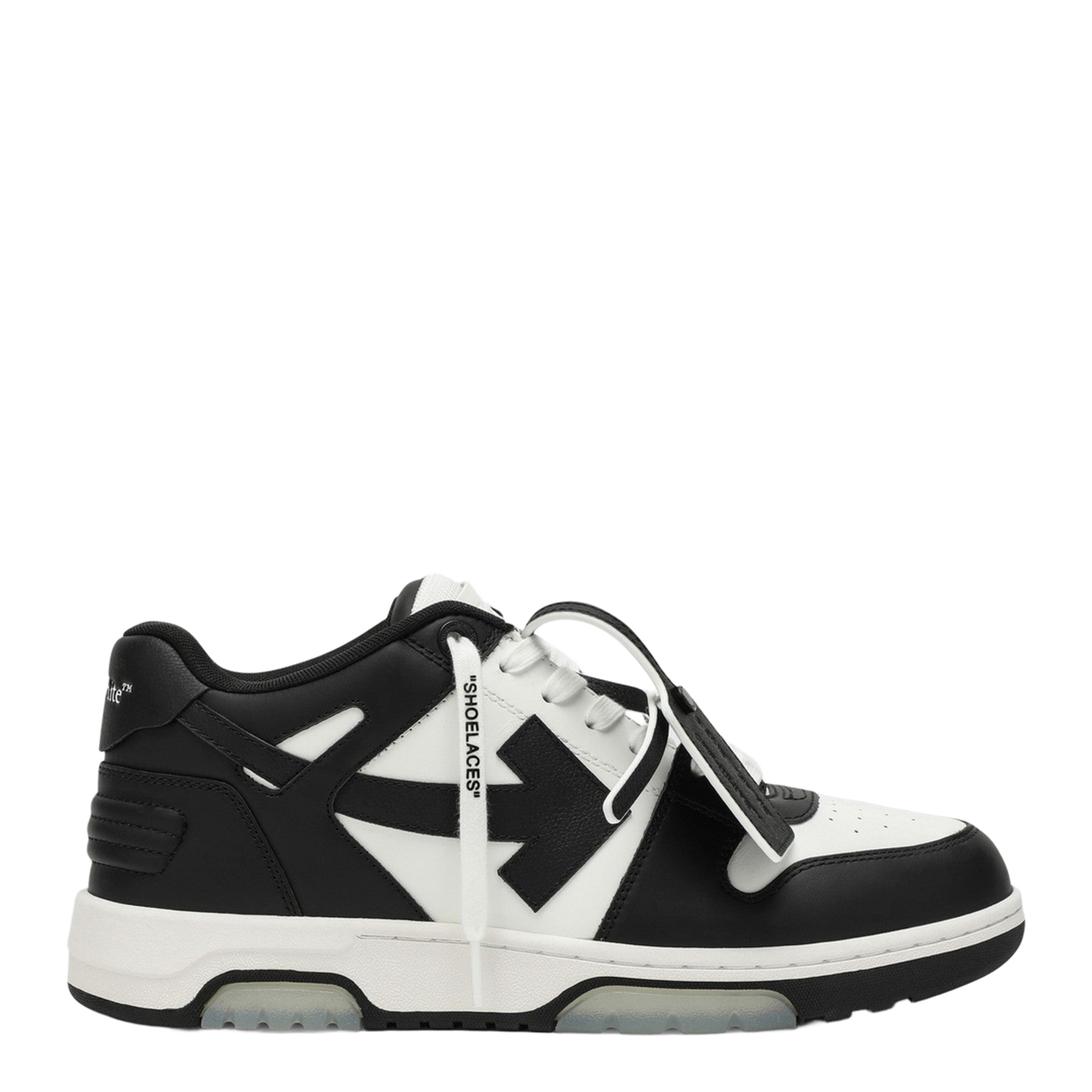 Out Of Office Leather Sneakers - Black