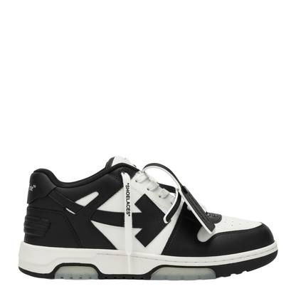 Out Of Office Leather Sneakers - Black
