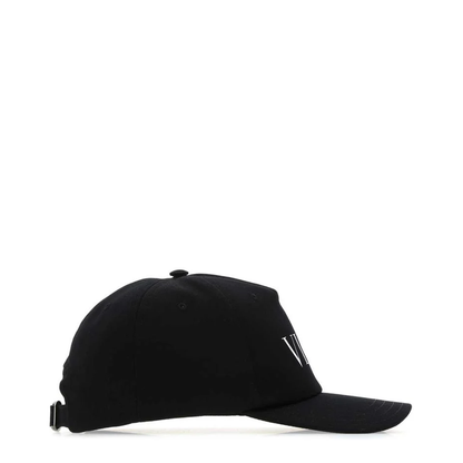 Black Gabardine Baseball Cap