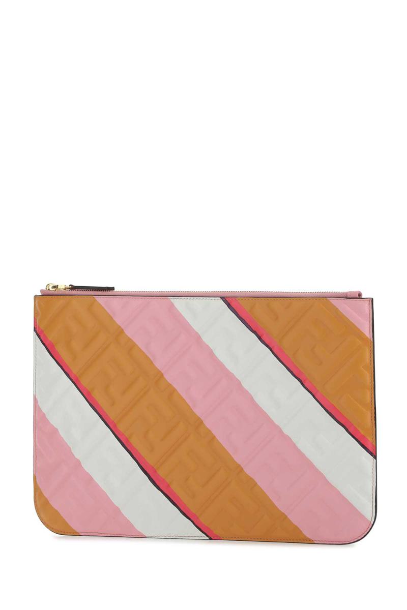 Multicolor Nappa Leather Pouch
