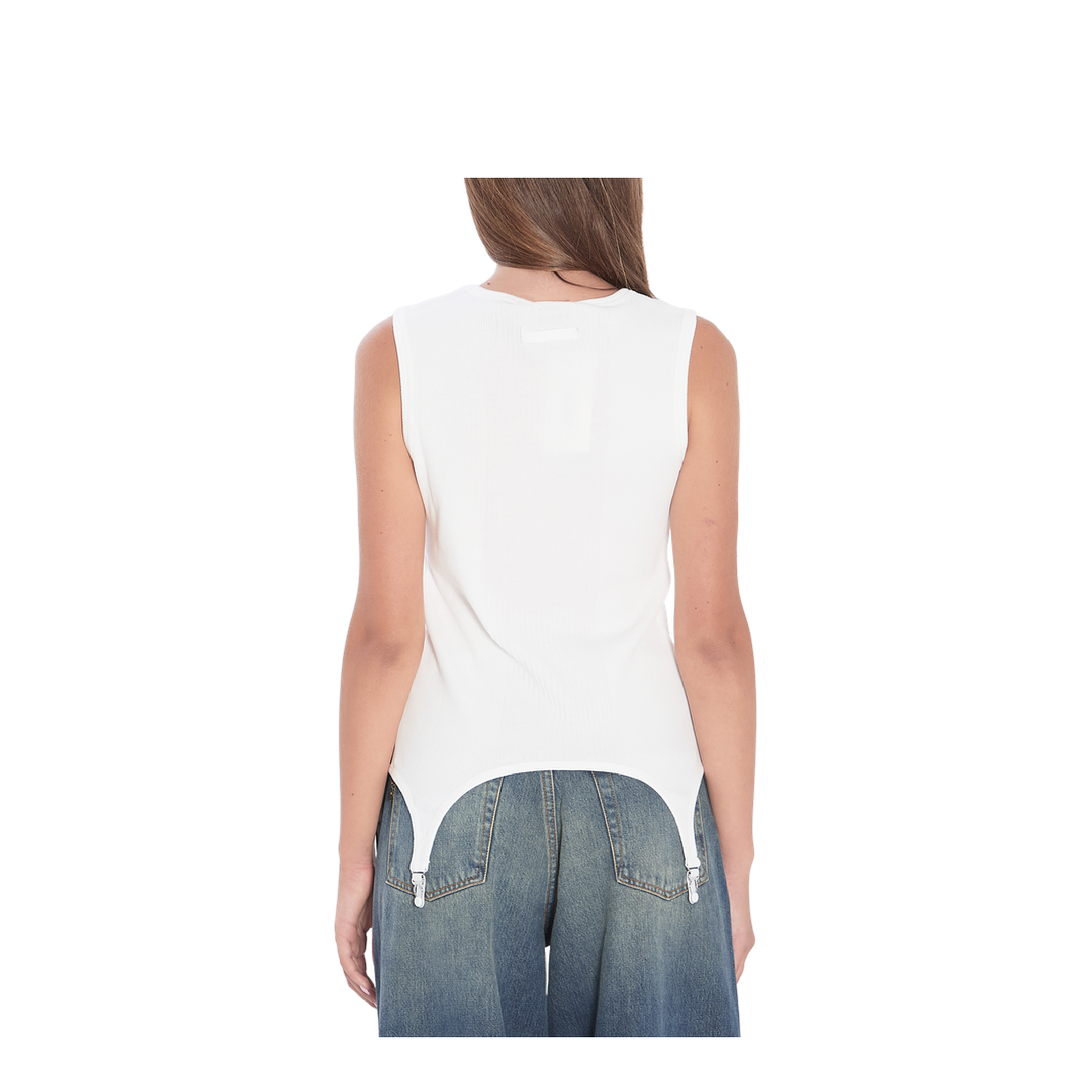 Tank Top with Lingerie Garter