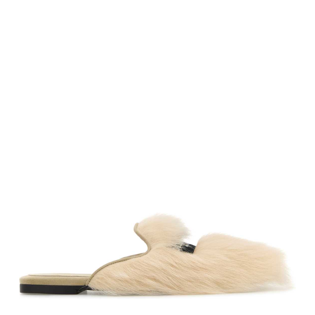 MAYFEYR - Dolce & Gabbana - Shearling And Suede Slippers - CI0224A9Y938H070