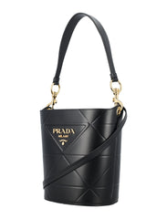 Logo Plaque Bucket Bag