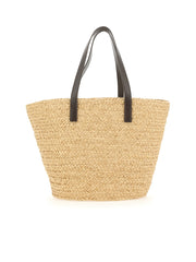 Panier Raffia Tote Bag Medium GHW