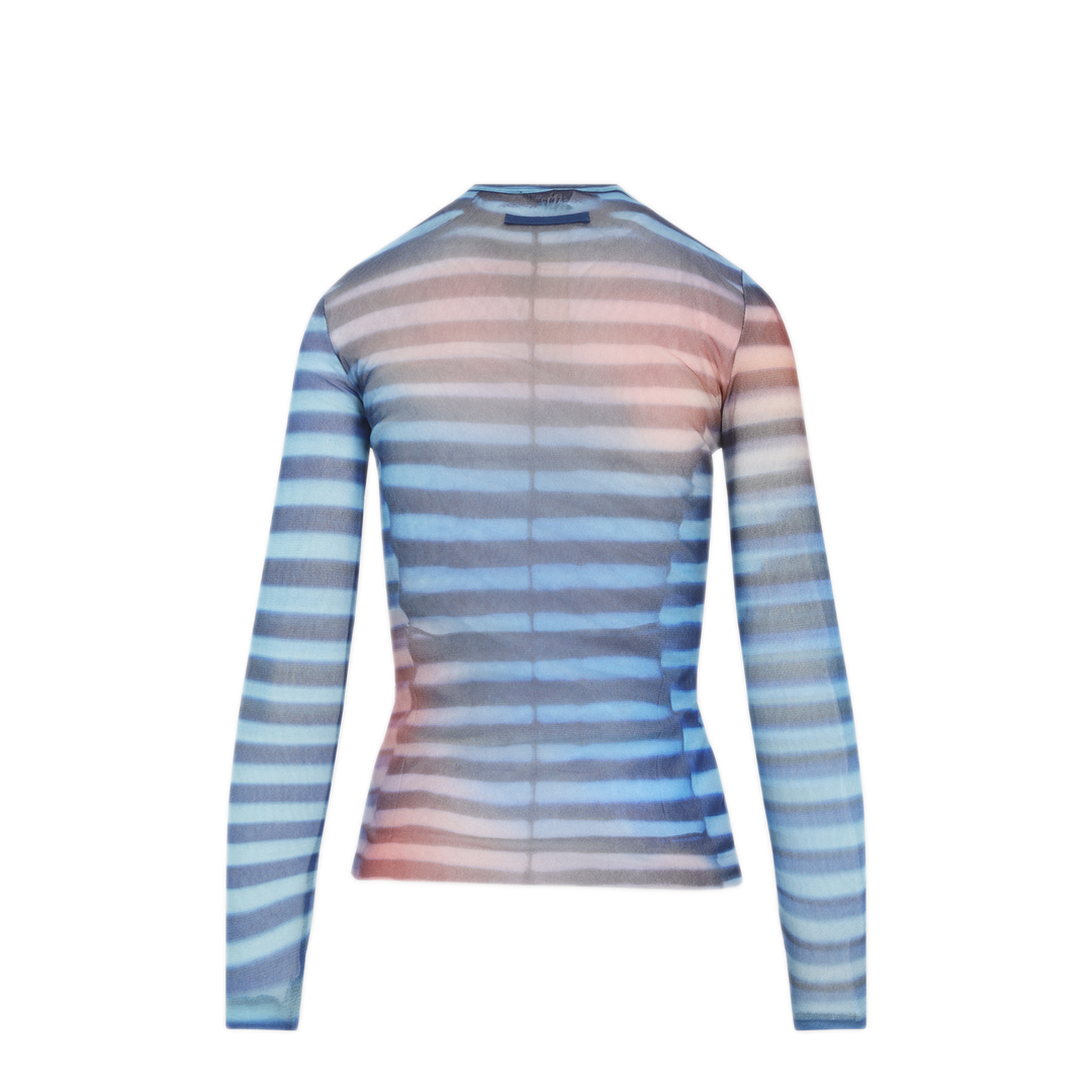 MAYFEYR - Jean Paul Gaultier - Mesh Printed Air Long Sleeves Top - 2503WTO336M005P565034565034