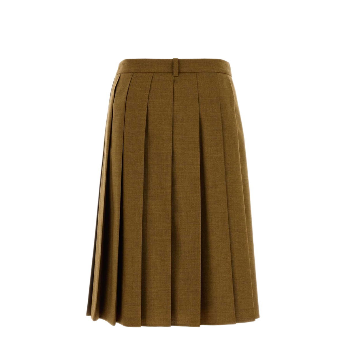 MAYFEYR - Prada - Khaki Wool Skirt - P10C6SOOO6011F0401