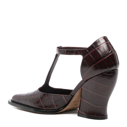 Onda Leather Pumps - Brown