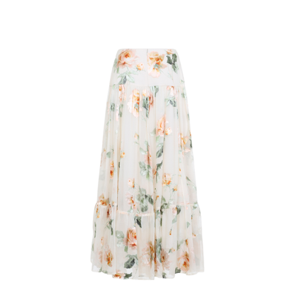 MAYFEYR - Zimmermann - Carousel Burnout Midi Skirt - 7883SS263