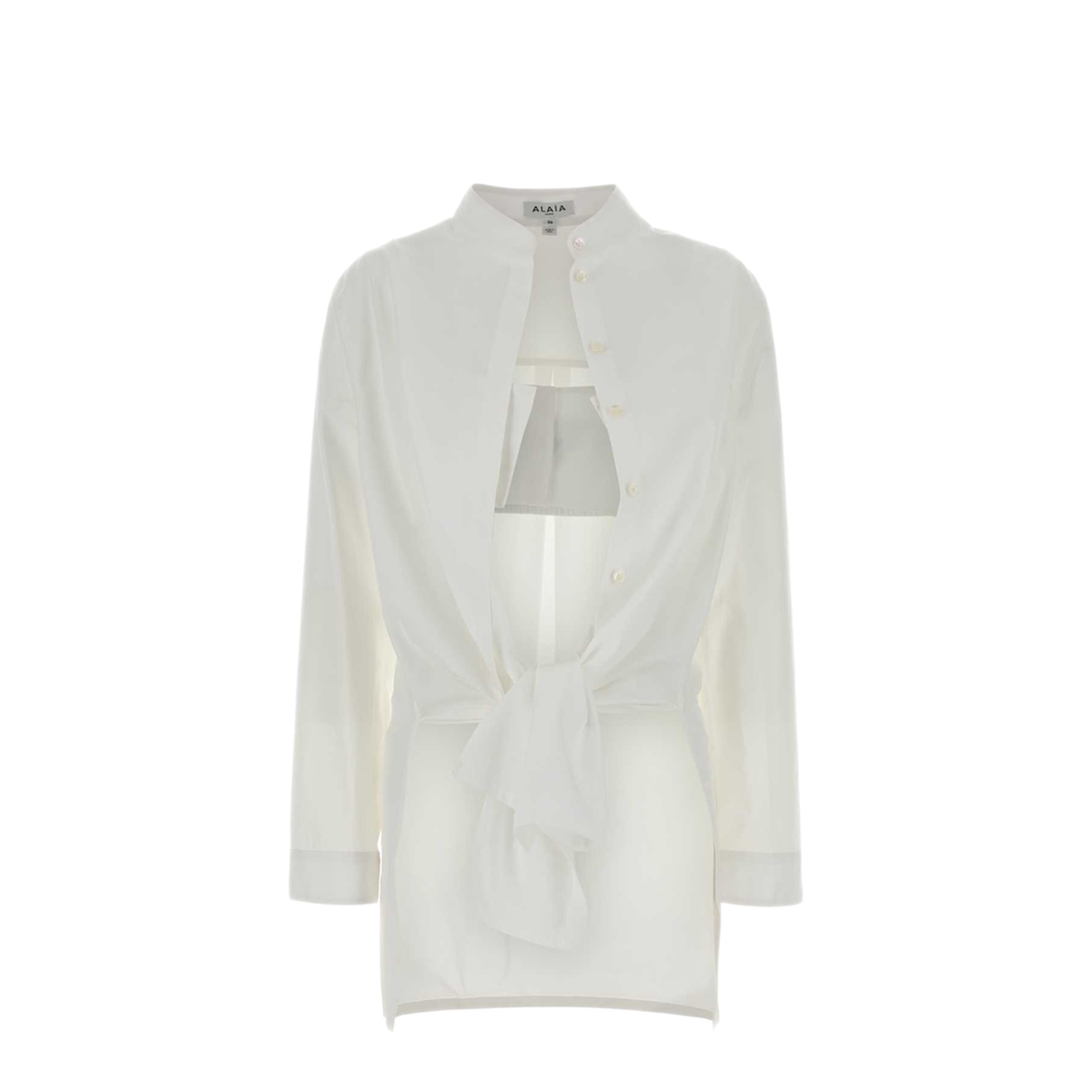 MAYFEYR - Alaia - White Cotton Poplin Shirt - AA9C1012T611D000