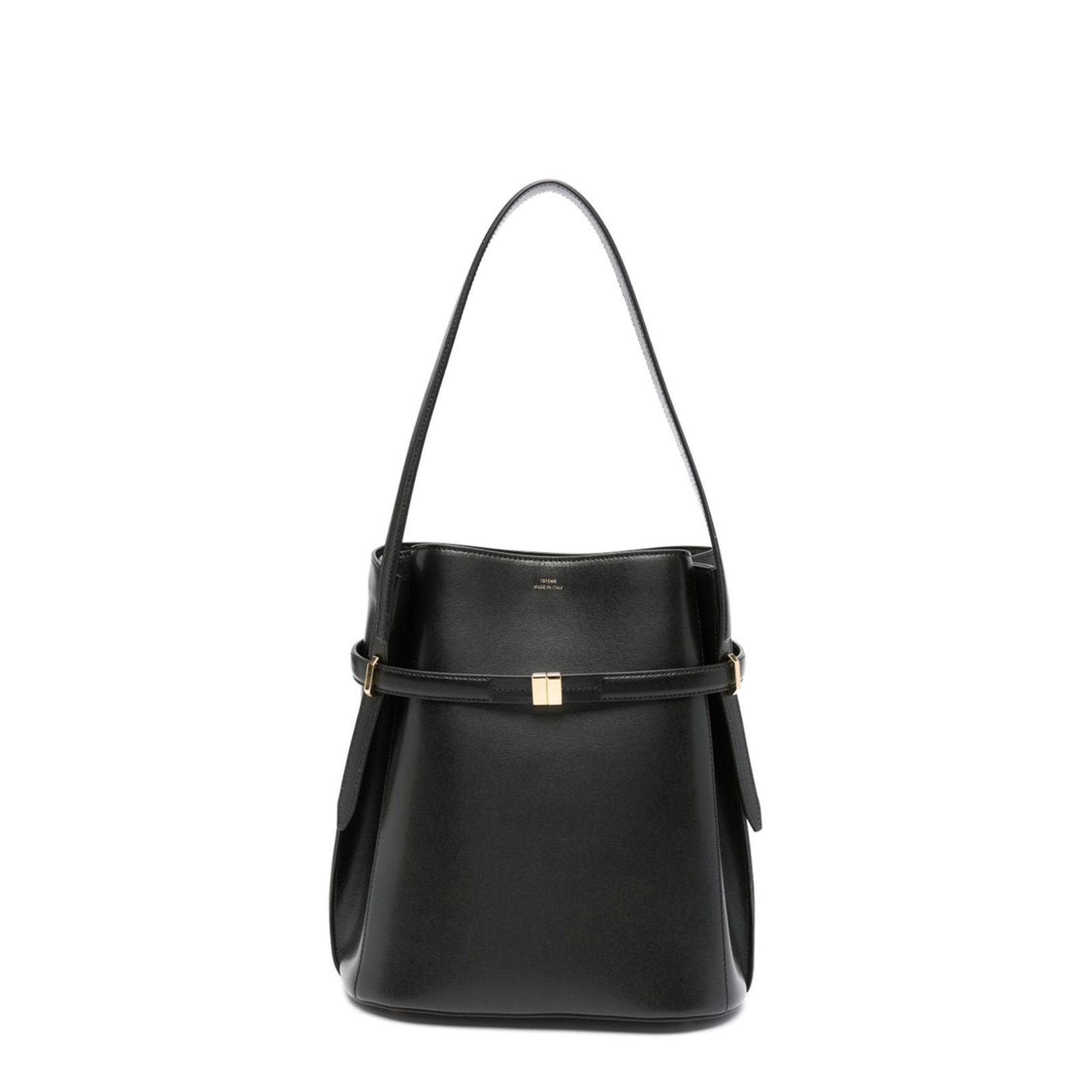 Belted Bucket Bag