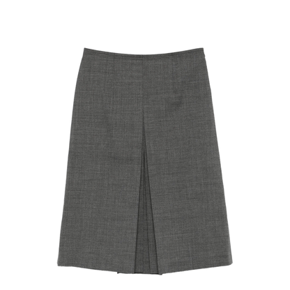 MAYFEYR - Prada - Pleated Wool Midi Skirt - P10A8SOOO6011