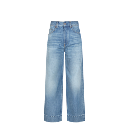 High-waisted shorts jeans