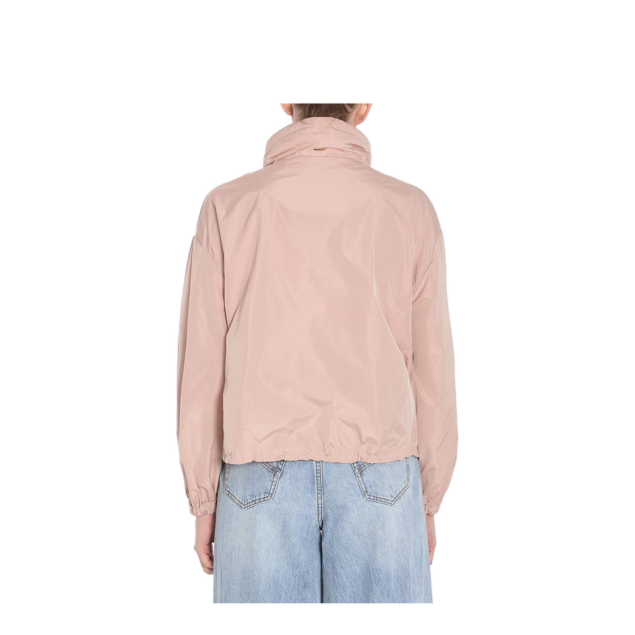 Short Pink Techno Taffeta Jacket