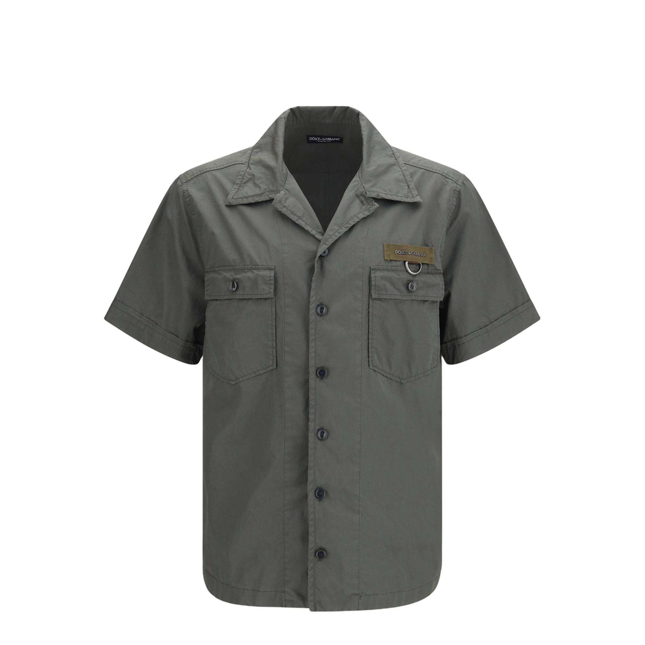 MAYFEYR - Dolce & Gabbana - Short-Sleeve Shirt With Chest Pocket - G50E3TFU5YP