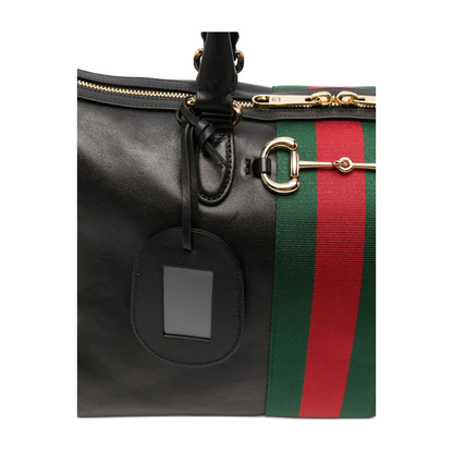 MAYFEYR - Gucci - Borsetto Large Boston Bag In Black Leather - 866734AAGIQ1053