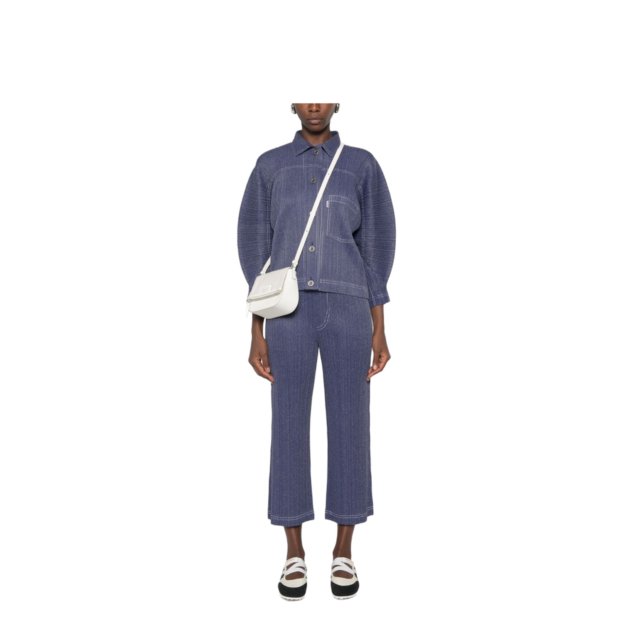 MAYFEYR - Pleats Please - Trousers Navy - PP66JF21375