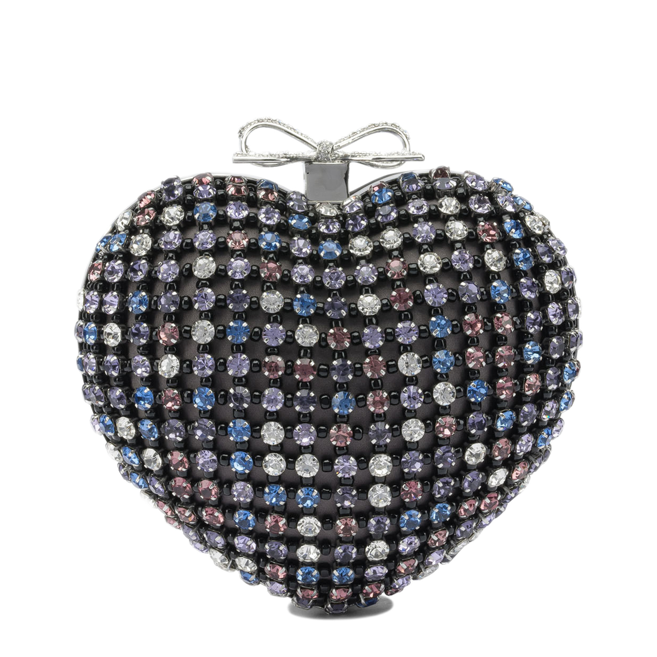 MAYFEYR - Self Portrait - Heart Clutch With Crystals - RS26307AMUMULTICOLOURED