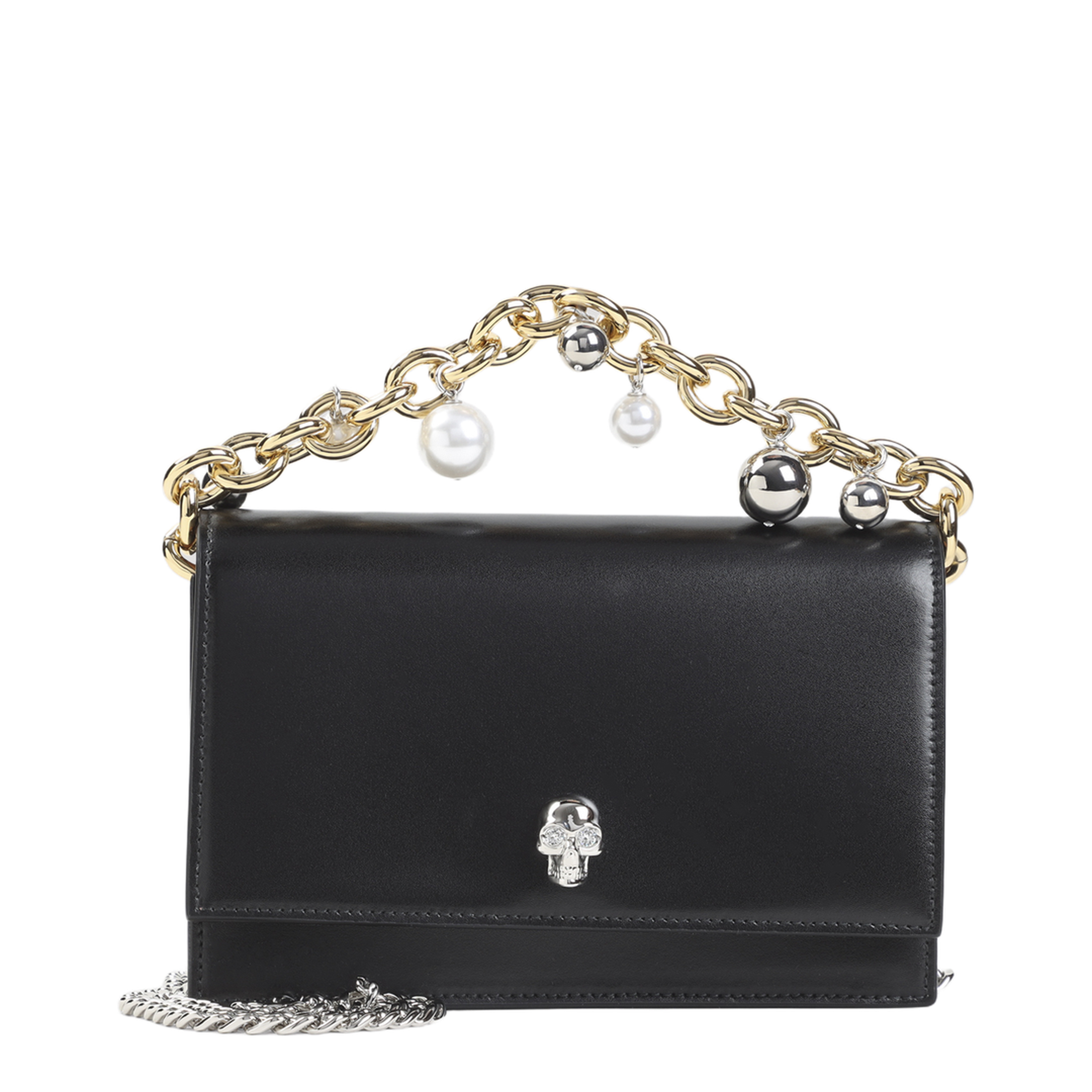 MAYFEYR - Alexander Mcqueen - Small Skull Clutch - 856329C8ZXX