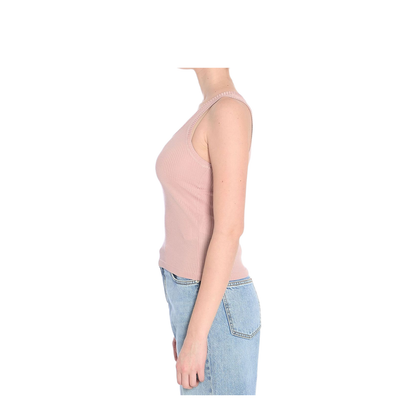Anagram Tank Top in Silk Pink