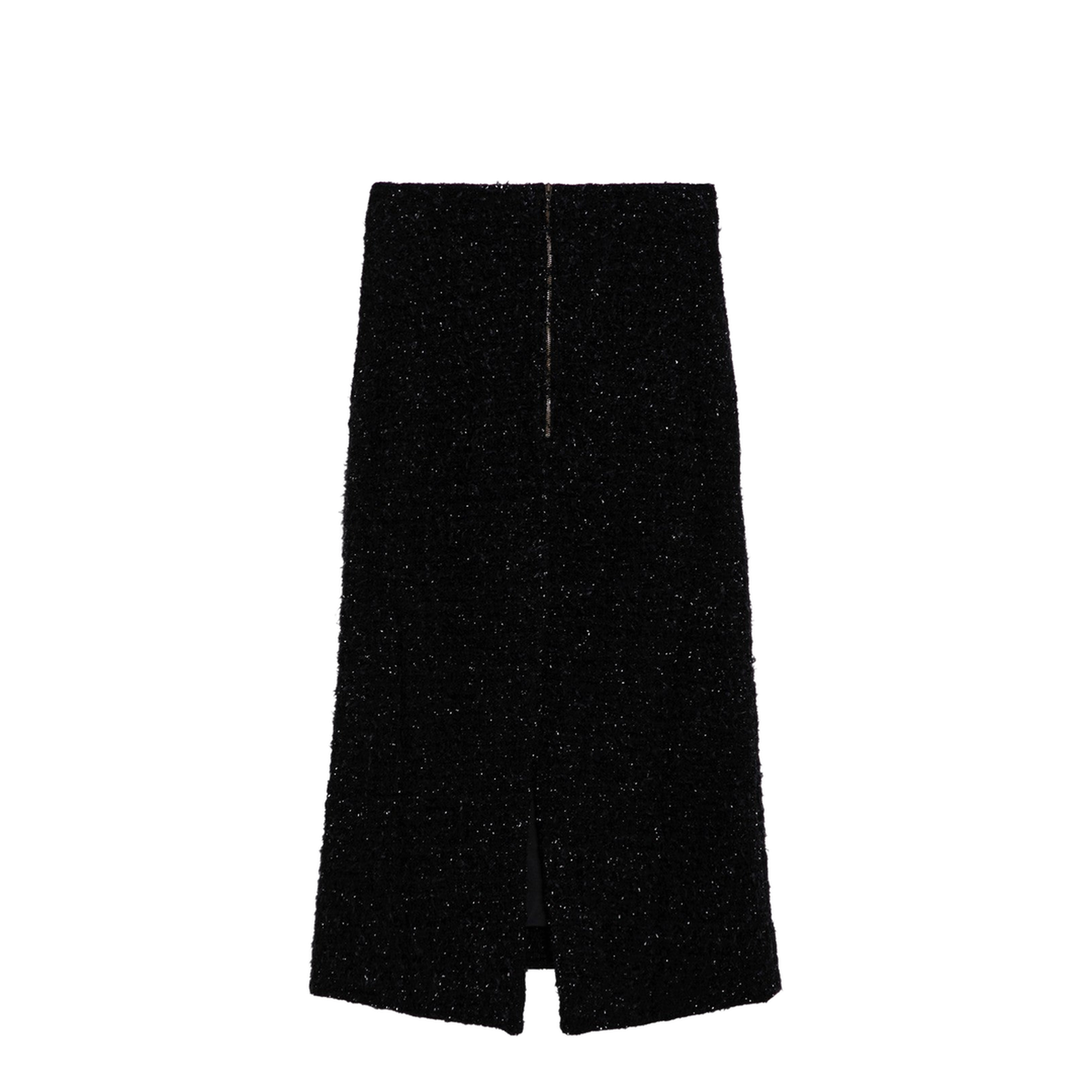 Tweed Midi Skirt