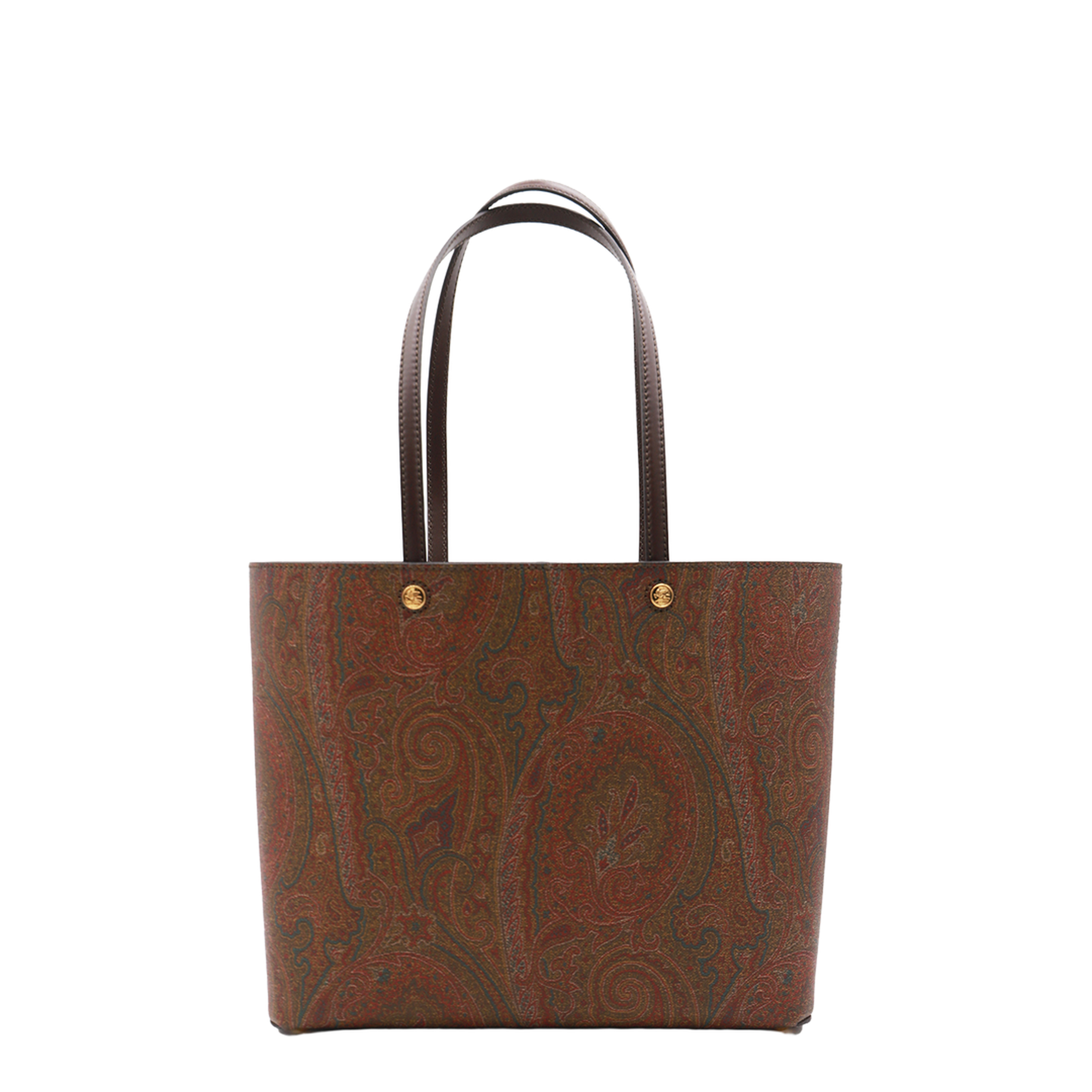 Essential Medium Paisley Jacquard Tote Bag - Brown