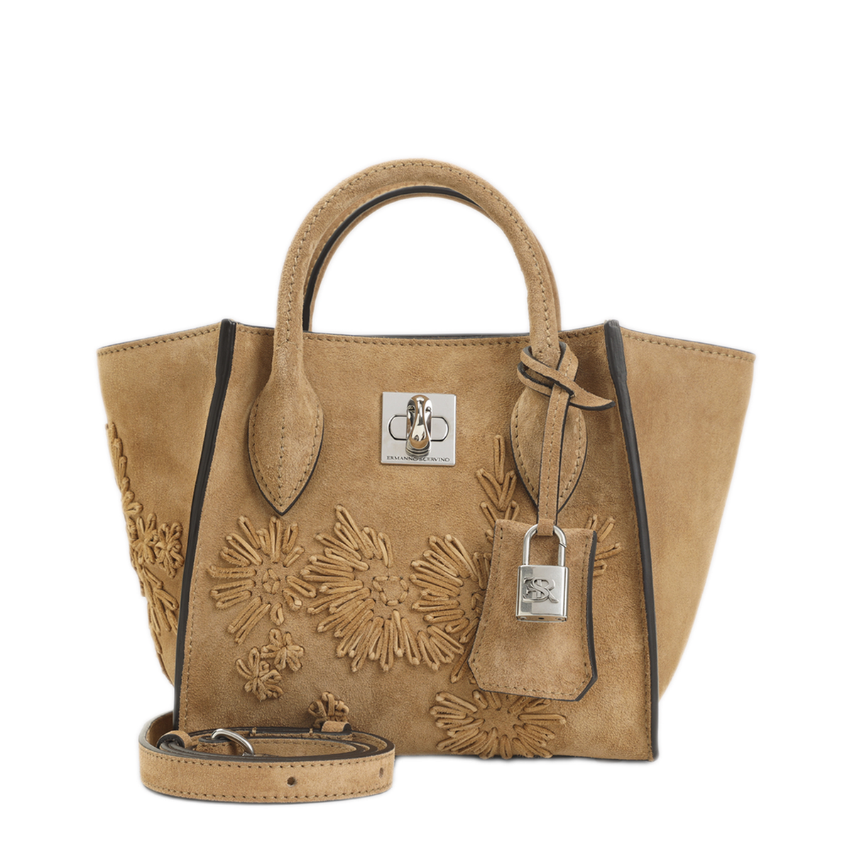 MAYFEYR - Ermanno Scervino - Chipmunk Brown Bovine Leather Bag - D483S352RDIW71044