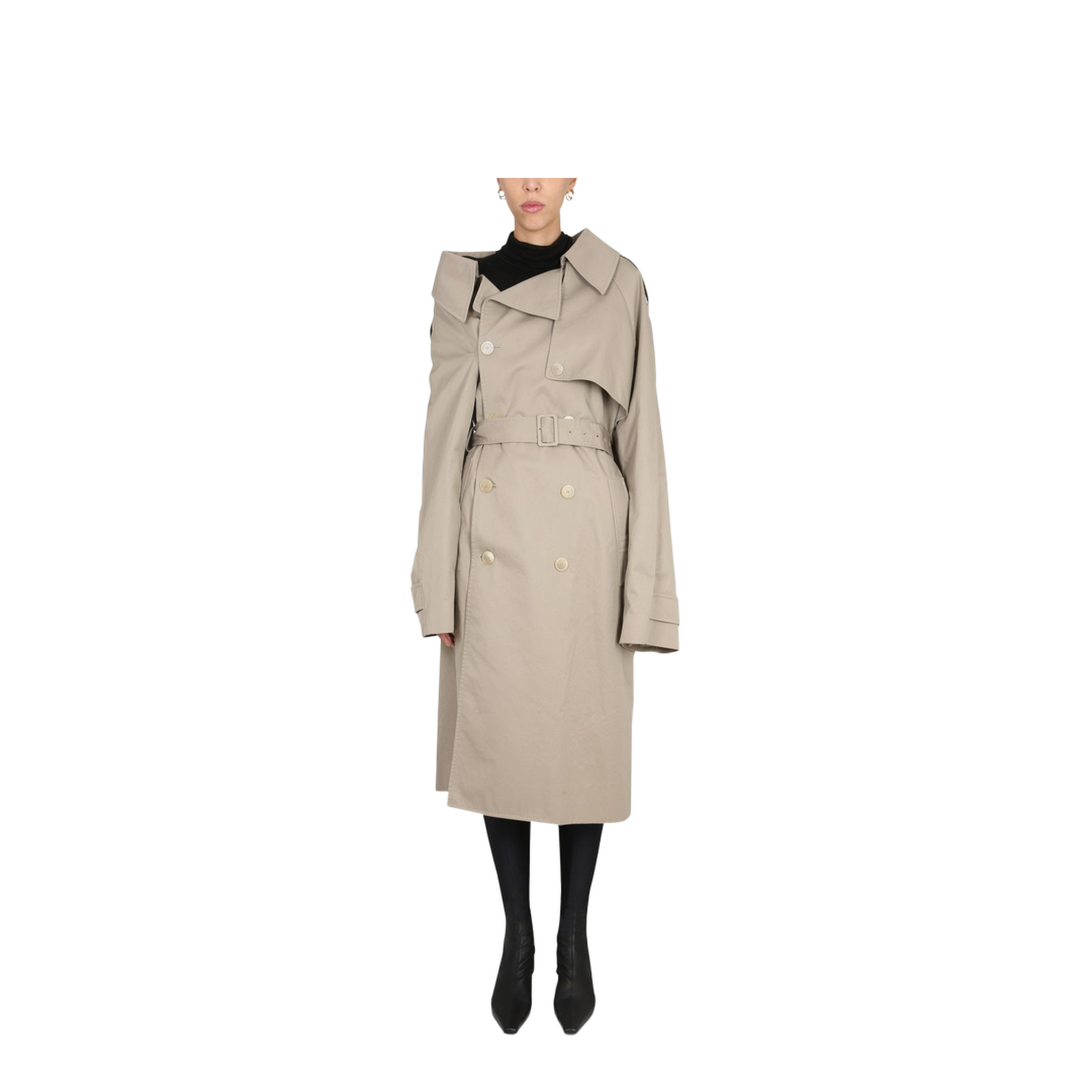 Balenciaga Trench Off The Shoulder – MAYFEYR