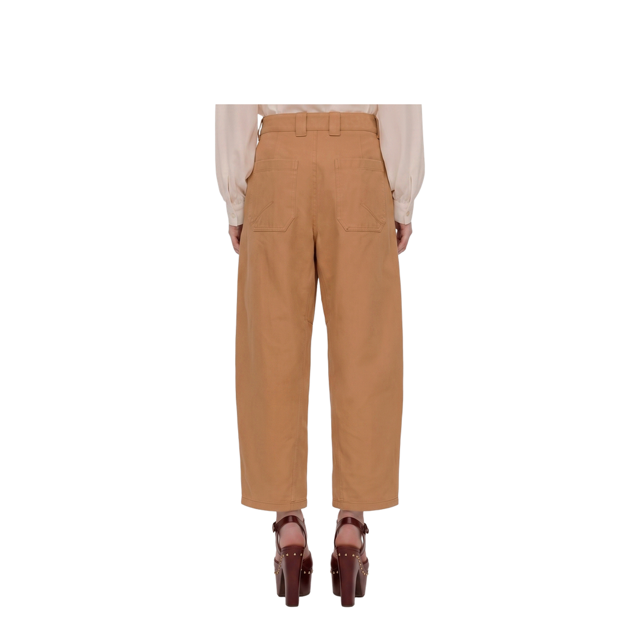 MAYFEYR - Chloè - Barrel-Leg Pants In Cotton Canvas - CH26APA19041266