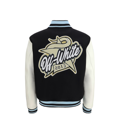 MAYFEYR - Off-White - Varsity Star Logo Jacket - 44XJA122S26L0020010001