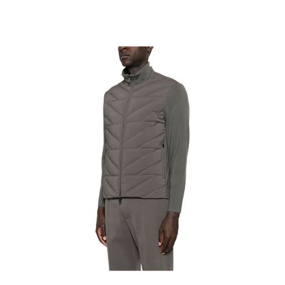 Travel Essentials Two-Piece Effect Full-Zip Down Jacket