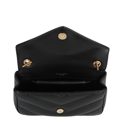Loulou Mini Chain Bag in Black