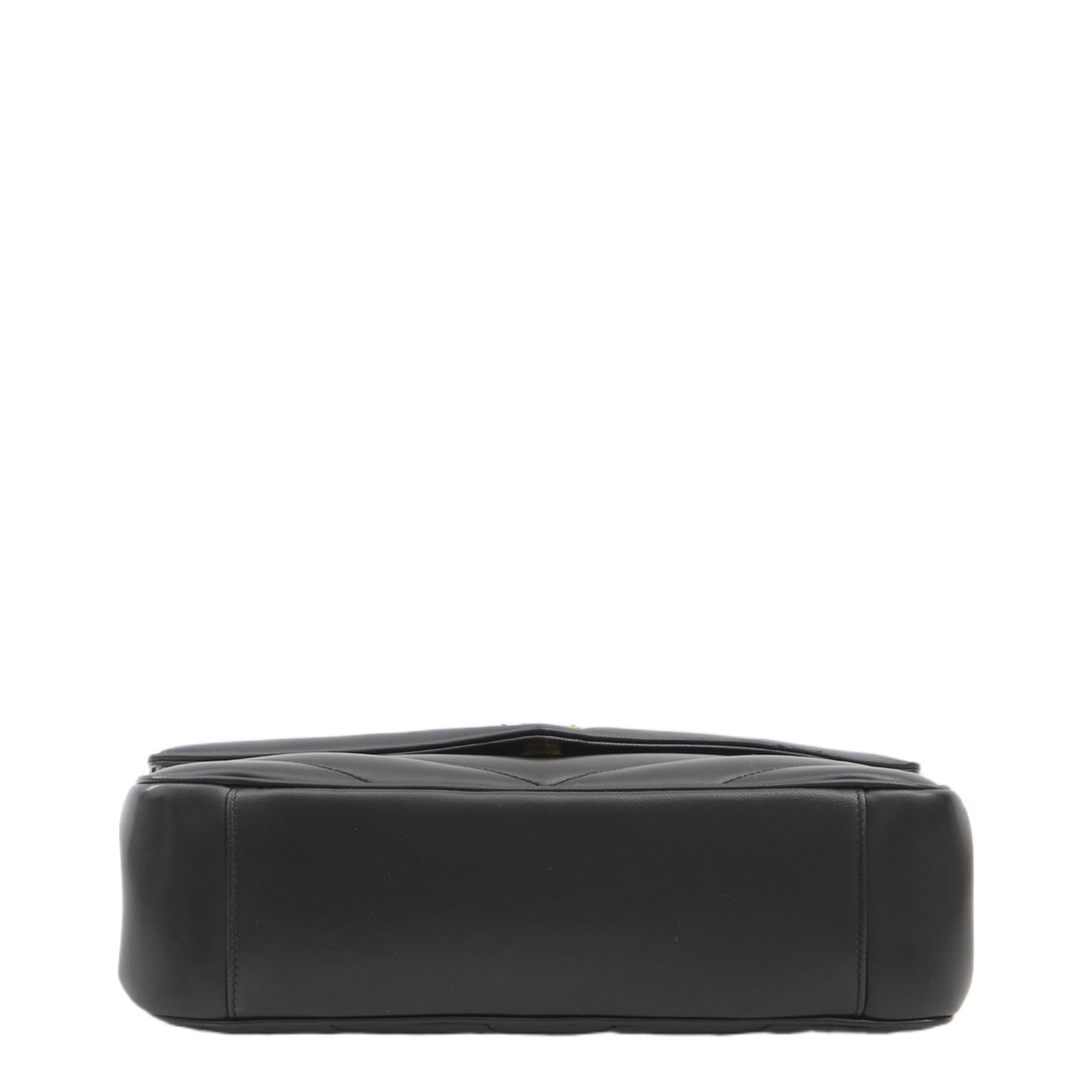LOULOU Matelassé Lambskin Medium Shoulder Bags - Black