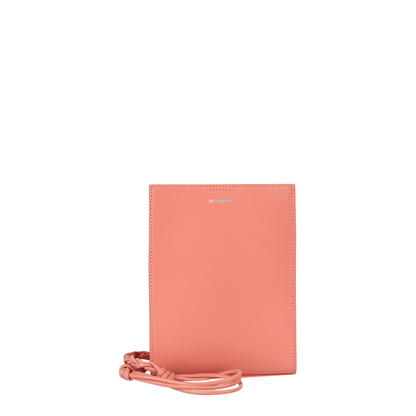 Pink Leather Small Tangle Shoulder Bag