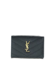 Cassandre Trifold Wallet, Gold Hardware