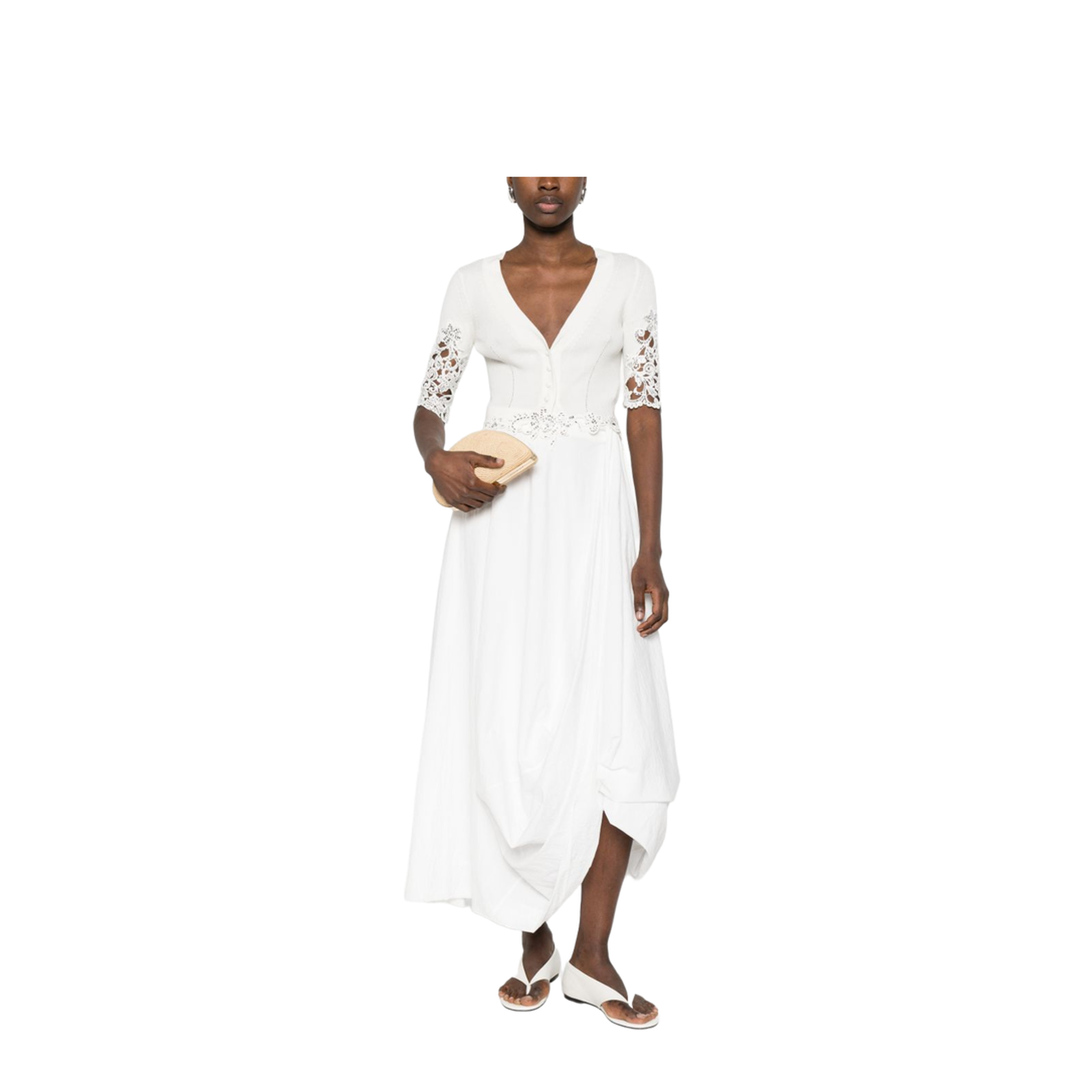 MAYFEYR - Ermanno Scervino - Sweaters White - D485N317APCTZSQ10602