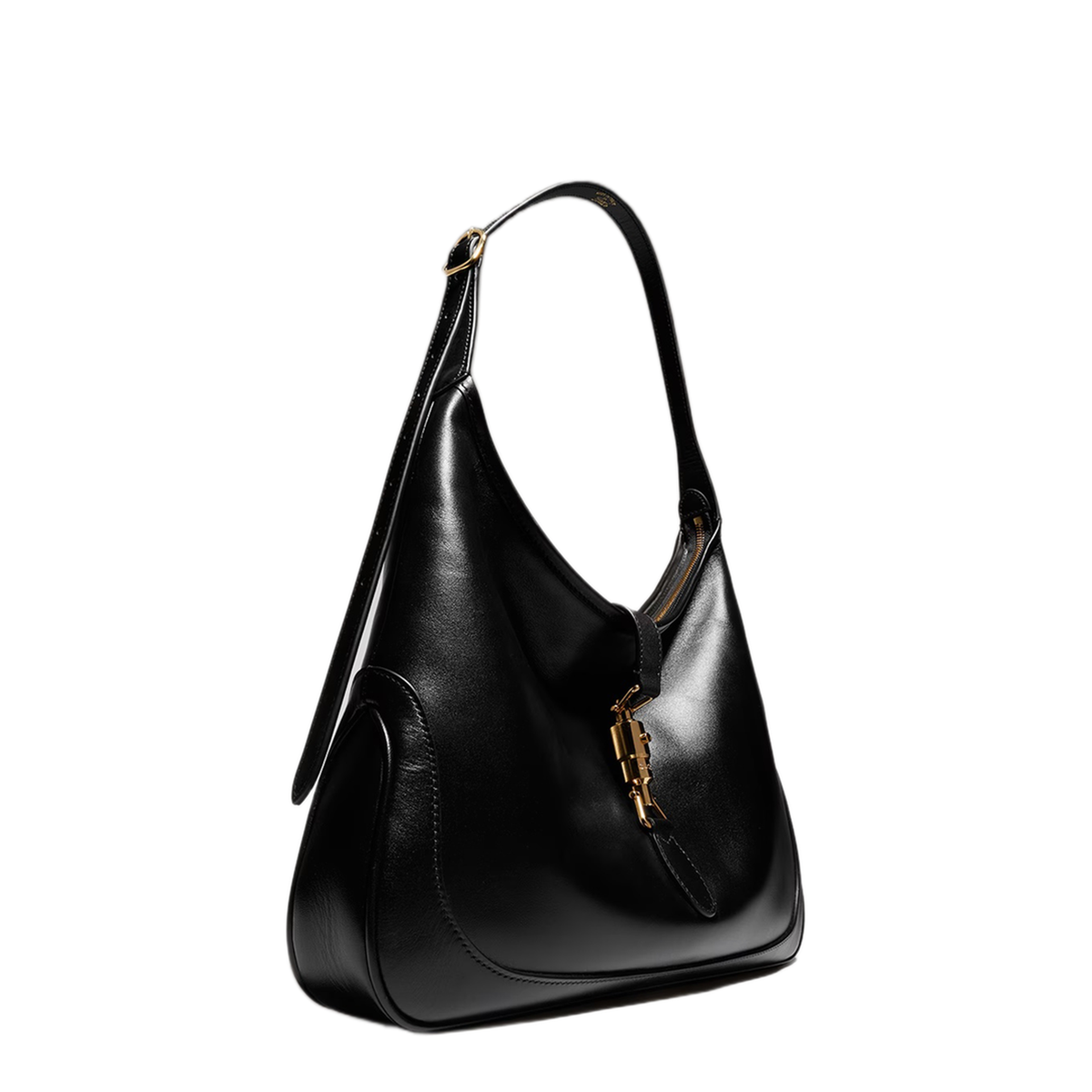 Jackie 1961 Large Leather Shoulder Bag - Black