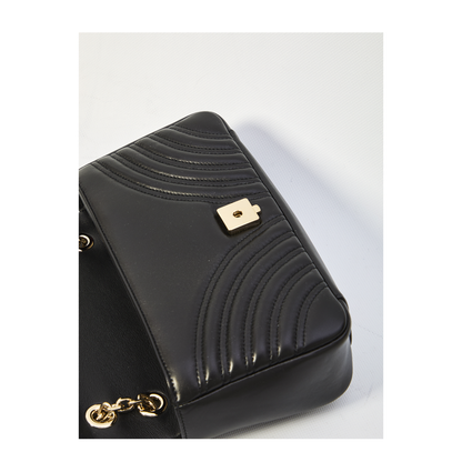 GG Marmont Medium Shoulder Bag - Black