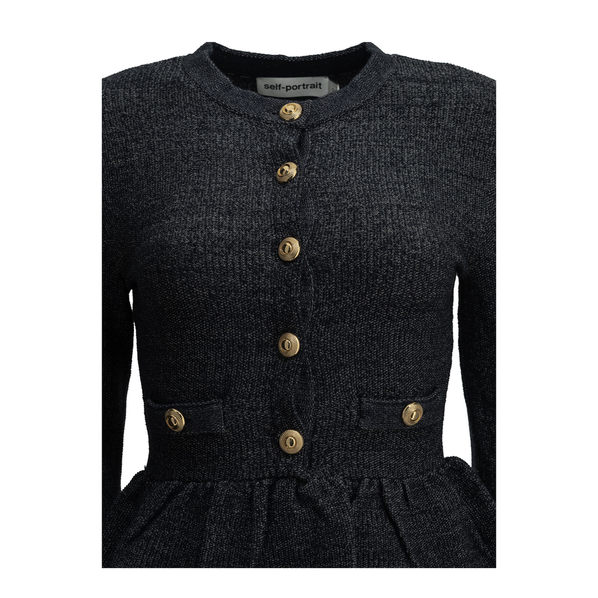 MAYFEYR - Self Portrait - Short Knit Dress - AW26085SCNNAVY