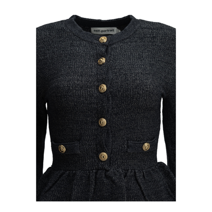 MAYFEYR - Self Portrait - Short Knit Dress - AW26085SCNNAVY