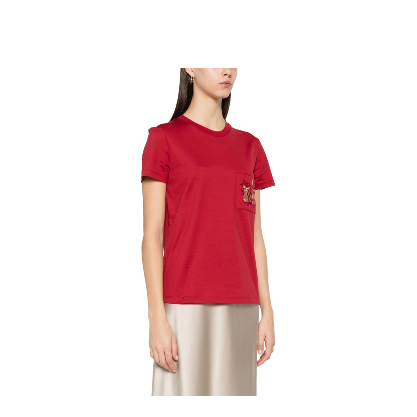 Logo Cotton T-Shirt in Pink