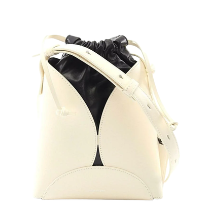 Bucket Bag Leather White