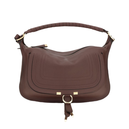 Marcie Small Calfskin Shoulder Bag - Red