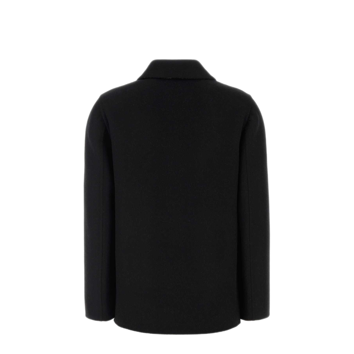 MAYFEYR - Burberry - Lancashire Black Wool Coat - 8136052C1900