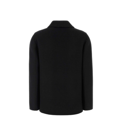 MAYFEYR - Burberry - Lancashire Black Wool Coat - 8136052C1900