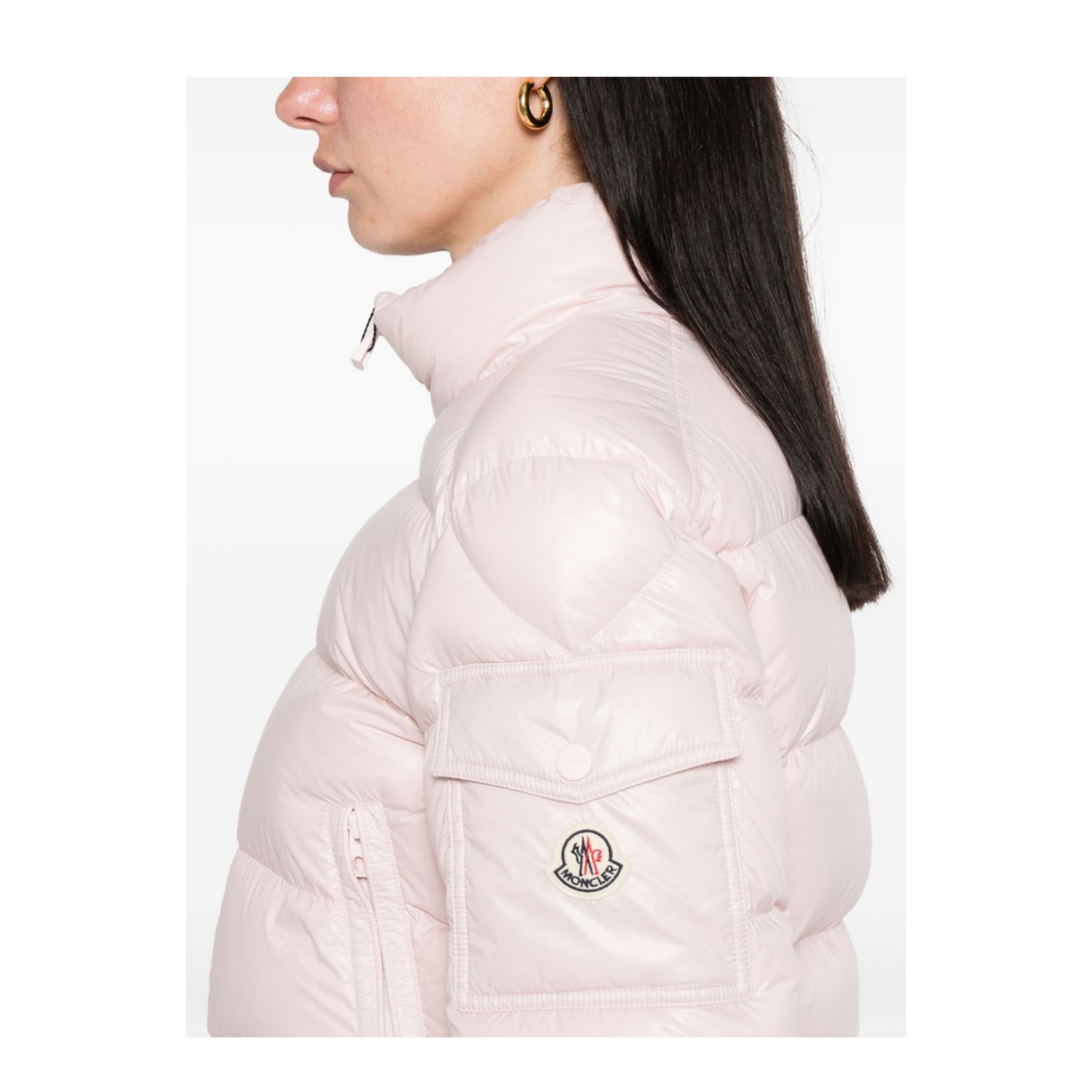 Light Pink Short Down Jacket