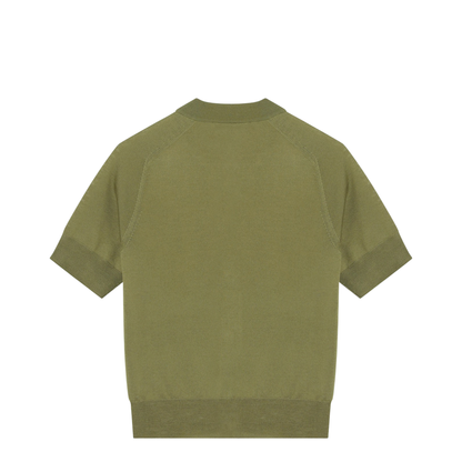 Matcha Green De Coeur Wool Cardigan