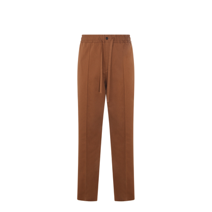 Men's Drawstring Pants Brown