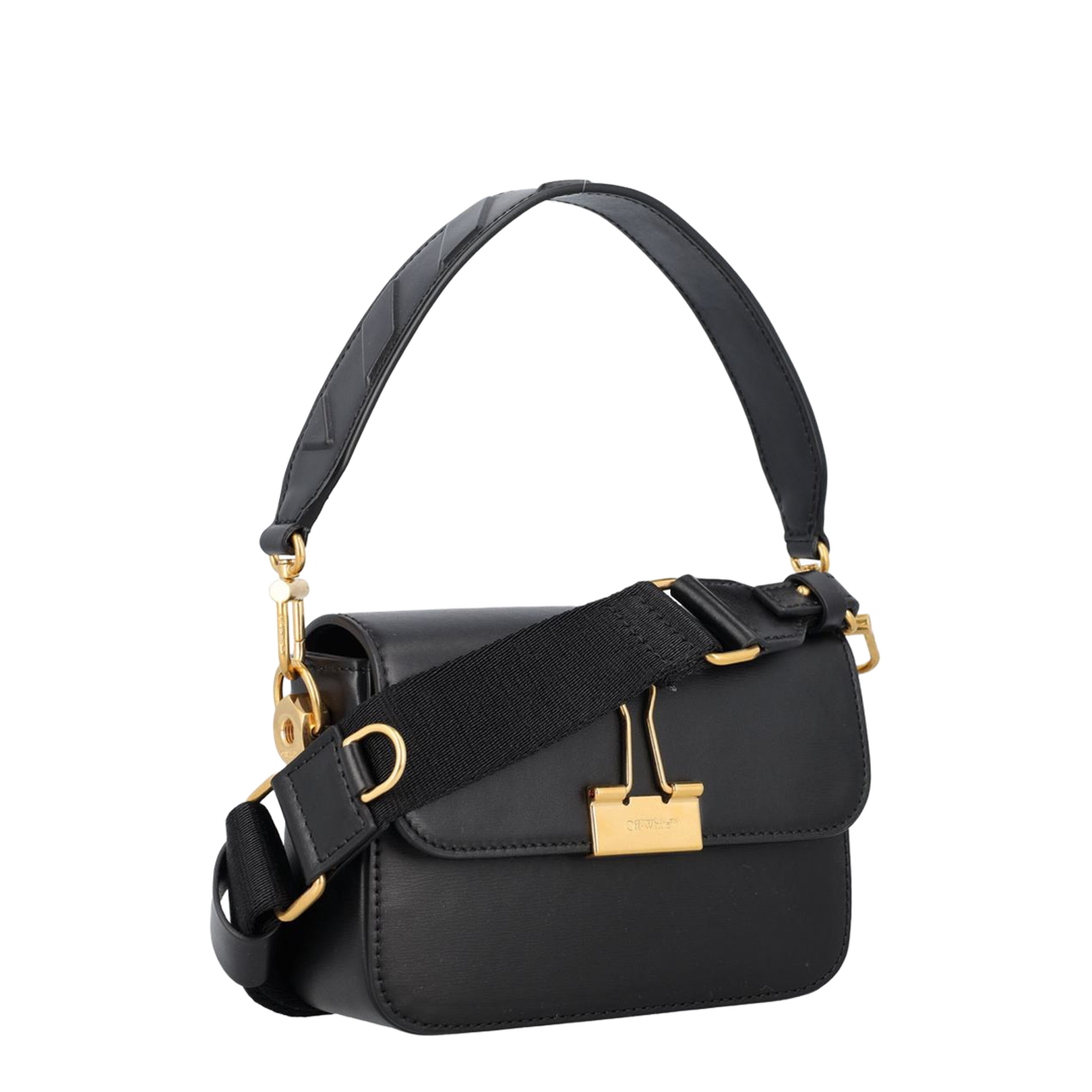 Plain Binder Beige Leather Crossbody Bag