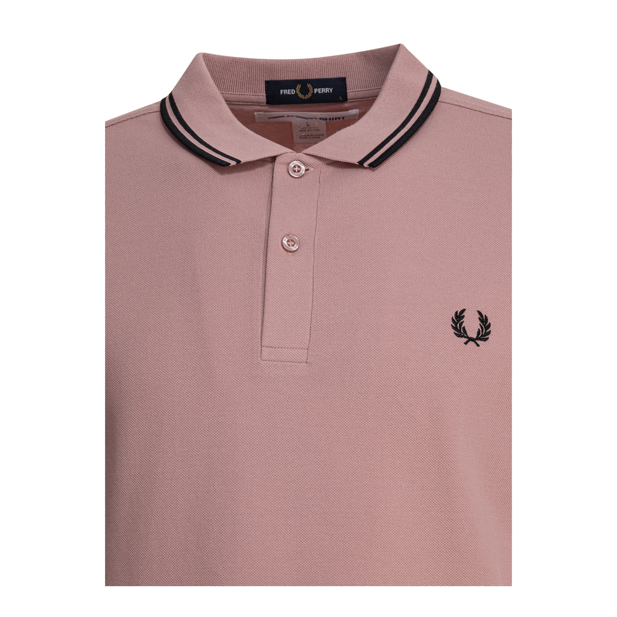 MAYFEYR - Comme Des Garcons - Cdg Fred Perry Polo Shirt - FOT501S252ROSE